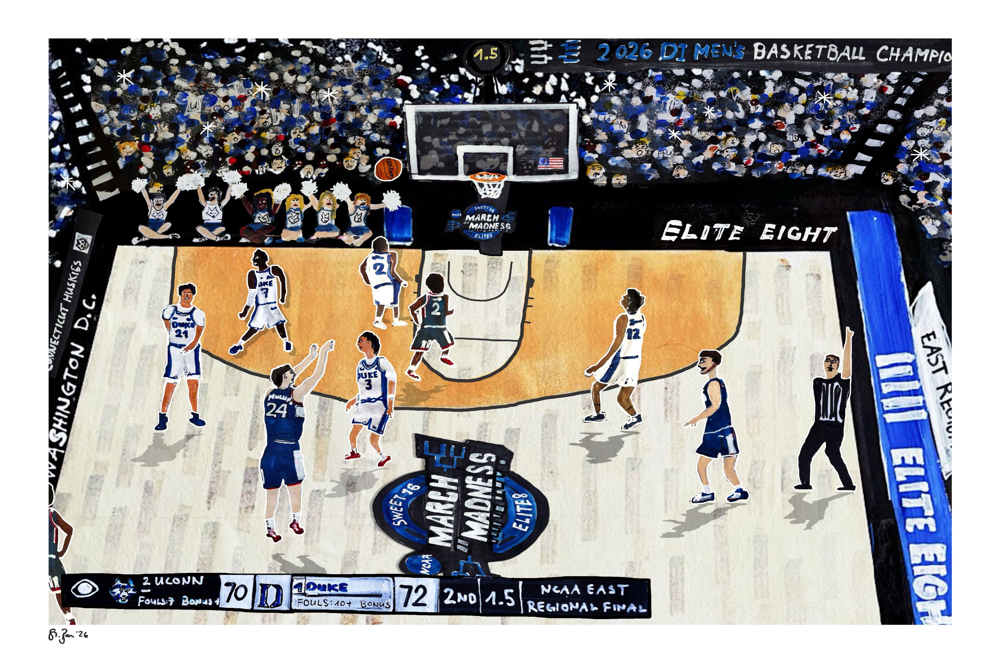 UConn Vs Duke - March Madness