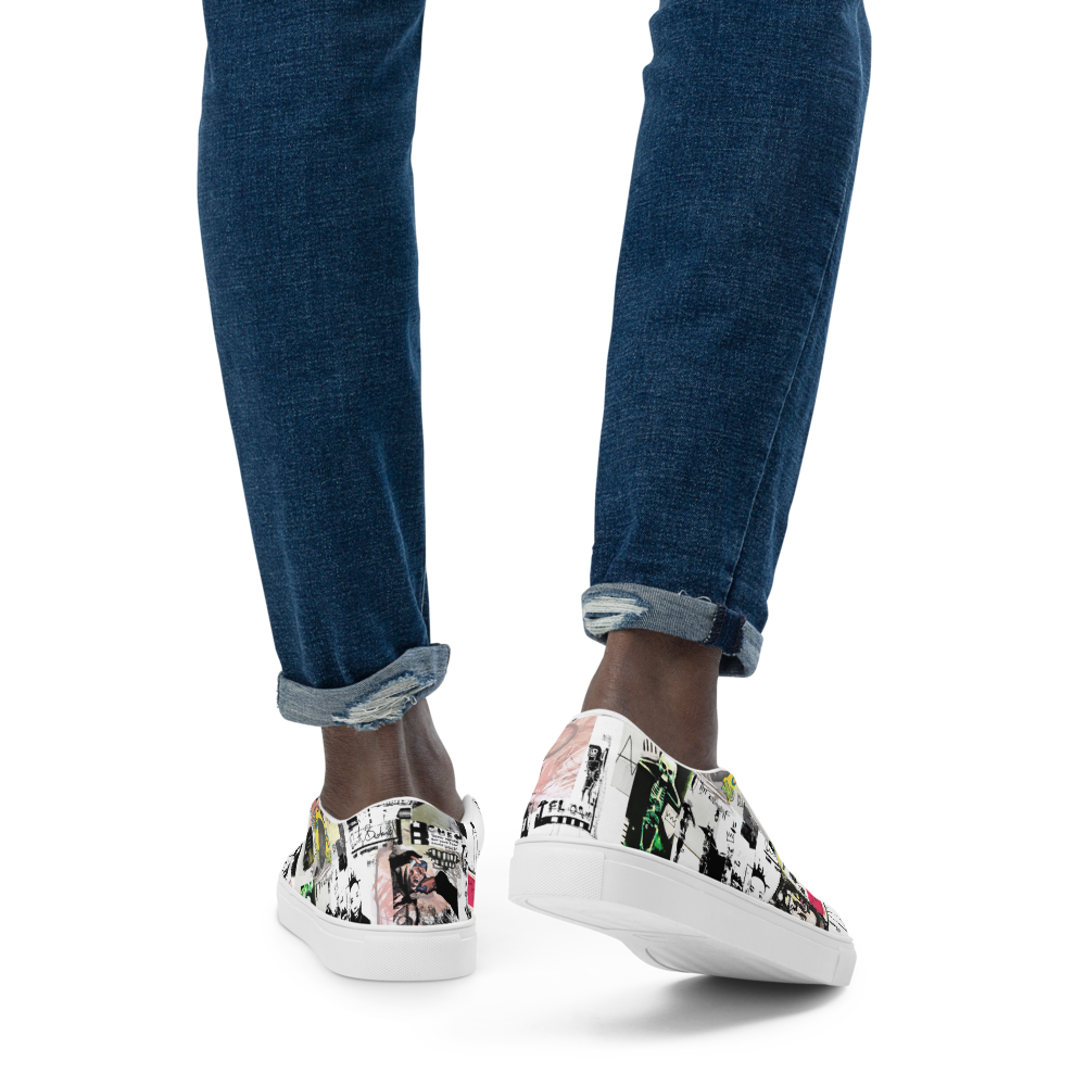 Men’s slip-on canvas shoes - Rap Cover Massacre