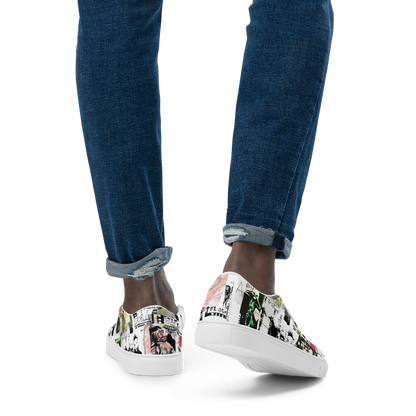 Men’s slip-on canvas shoes - Rap Cover Massacre