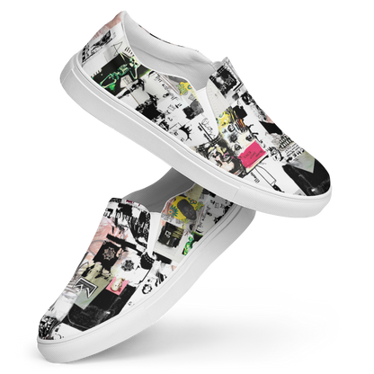 Men’s slip-on canvas shoes - Rap Cover Massacre