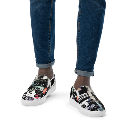 Men’s slip-on shoes - Rap Cover Massacre 2