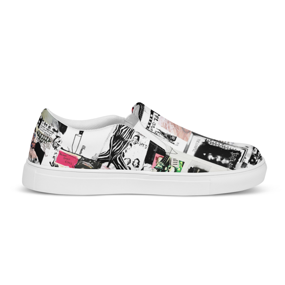 Men’s slip-on canvas shoes - Rap Cover Massacre
