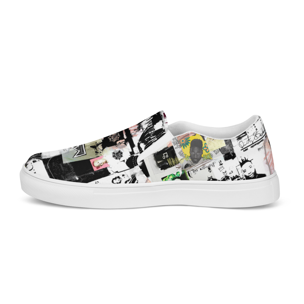 Men’s slip-on canvas shoes - Rap Cover Massacre