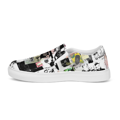 Men’s slip-on canvas shoes - Rap Cover Massacre